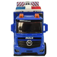 Police Set: Schwungrad-Polizeilastwagen mit Licht und Ton in verschiedenen Ausführungen 19cm 1 Stück Bild 16