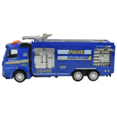 Police Set: Schwungrad-Polizeilastwagen mit Licht und Ton in verschiedenen Ausführungen 19cm 1 Stück Bild 8