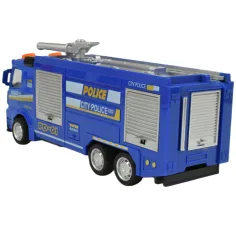 Police Set: Schwungrad-Polizeilastwagen mit Licht und Ton in verschiedenen Ausführungen 19cm 1 Stück Bild 9