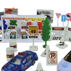 Police Squad: Polizeispielset mit Fahrzeugen und Zubehör in zwei Varianten Bild 8