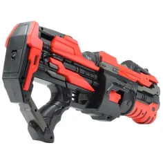 Pro Attack: Elektronisches Revolver-Schaumstoffgeschütz mit Munition 45cm Bild 3