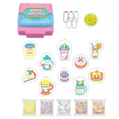 Puffy Pouches: Pufi Charm Design Set - Café Bild 2