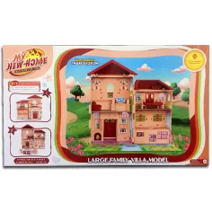 Puppenhaus mit Möbeln, Licht und Ton 33x32cm Bild 2