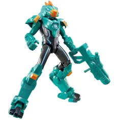 Quantum Heroes: Dinoster Oz Actionfigur mit grüner Rüstung 20 cm Bild 3
