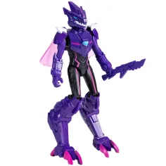Quantum Heroes: Dinoster Trina Actionfigur mit lila Rüstung 20 cm Bild 3