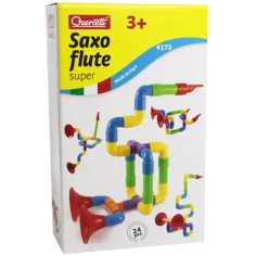 Quercetti: Baubarer Saxophon Super Set 24-teilig