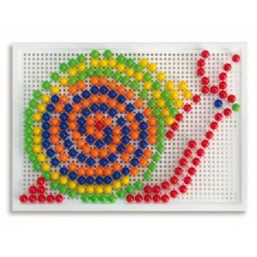Quercetti: Bunte Steckmosaik-Set Elefant 270 Stück Bild 4