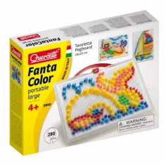 Quercetti: Bunte Steckmosaik-Set Wal 280 Stück