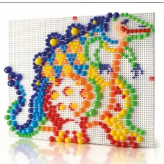 Quercetti: Dinosaurier-Steckmosaik-Set mit 600 Teilen Bild 2