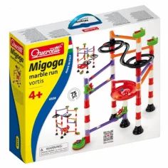 Quercetti: Migoga Spiral Kugelbahn 75-teilig