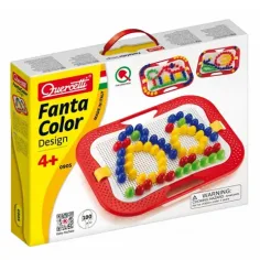 Quercetti Pinguin-Steckspiel-Set, 100 Stück