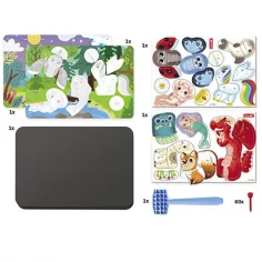 Quercetti: Play Creativo Tap Tap kreatives Spiel mit Tieren Bild 4