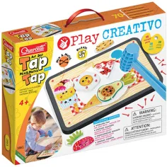 Quercetti: Play Creativo Tap Tap Lebensmittel kreatives Spiel