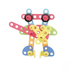 Quercetti: Play Eco Tecno Jumbo 52-teiliges Konstruktionsspielzeug Bild 4