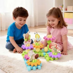 Quercetti: PlayEco+ Garden Gears Zahnrad-Bausatz mit 34 Teilen Bild 4