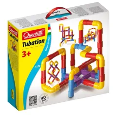 Quercetti: Tubation Rohrbausatz Spielset 40-teilig