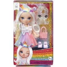 Rainbow High: Opal kleine Schwester Puppe mit Zubehör