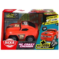 RC Crazy Cruiser Fernlenk-Rennauto 2,4 GHz – rot - Dickie Toys