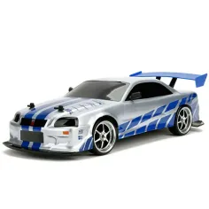 RC Fast & Furious Nissan Skyline GT-R Drift ferngesteuertes Auto 1/10 - Simba Toys Bild 2