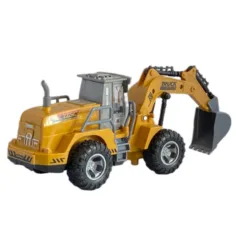 RC ferngesteuerter Bagger mit Licht 27MHz 1/48 20cm Bild 3