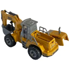 RC ferngesteuerter Bagger mit Licht 27MHz 1/48 20cm Bild 4