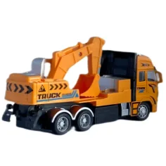 RC ferngesteuerter Bagger oder Kranwagen mit Licht in zwei Varianten 27MHz 1/36 Maßstab 20cm Bild 4