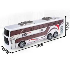 RC ferngesteuerter City-Bus mit Licht 27MHz 1/32 Maßstab 25cm Bild 4
