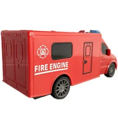 RC ferngesteuerter Feuerwehrbus mit Licht- und Soundeffekten 1:18 Maßstab 20cm Bild 2