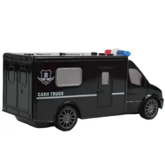 RC-ferngesteuerter Geldtransporter-Kleinbus mit Lichteffekten, Maßstab 1:30, 20 cm Bild 2