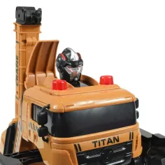 RC ferngesteuertes Autobot Titan Roboter verwandelbares Kranfahrzeug 27MHz 26cm Bild 6