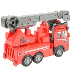 RC ferngesteuertes Feuerwehrkranfahrzeug mit Lichteffekten 1/43 Maßstab 27 MHz 20cm Bild 2