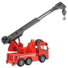 RC ferngesteuertes Feuerwehrkranfahrzeug mit Lichteffekten 1/43 Maßstab 27 MHz 20cm Bild 3