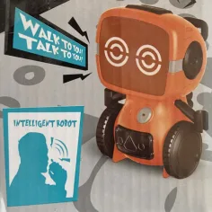 Interaktiver RC-TalkBot-Roboter mit Walkie-Talkie-Betriebsmodus in Orange, 2,4 GHz Bild 9