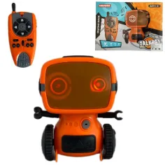 RC interaktiver TalkBot-Roboter mit Walkie-Talkie-Betriebsmodus in orange 2,4GHz