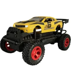 RC Off-Road Fernbedienung gelber Camaro mit Licht 27 MHz 29cm 1/14 Maßstab Bild 3