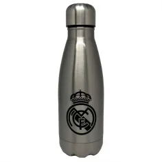 Real Madrid Edelstahl-Trinkflasche in Silber 550ml