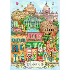 Rom um Mitternacht 1000-teiliges Premium Plus Quality Puzzle – Trefl Bild 2