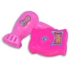 Rosa 7-teiliges Schönheitset mit Kamera, Haarnadel und Zubehör Bild 4