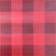 Rotes kariertes Geschenkpapier 200x70 cm