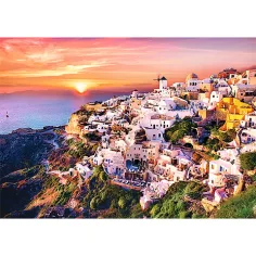 Santorini Sonnenuntergang 1000 Teile Puzzle - Trefl Bild 2