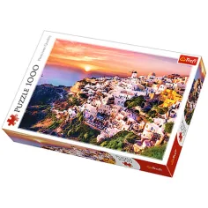 Santorini Sonnenuntergang 1000 Teile Puzzle - Trefl