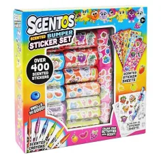 Scentos Sticker Set mit Wachsmalern