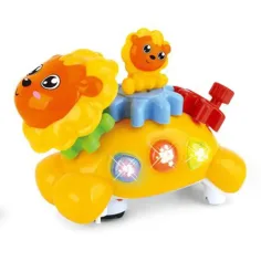 Schaukelndes Löwenbabyspielzeug mit Licht- und Toneffekten Bild 2