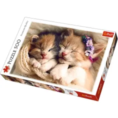 Schlafende Kätzchen 500 Teile Premium-Puzzle - Trefl Bild 1