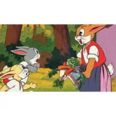 Schleckender Hase Diafilm Bild 1