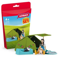 Schleich: Camping-Abenteuer Kimmel und sein Hund Spielset (42745) Bild 1