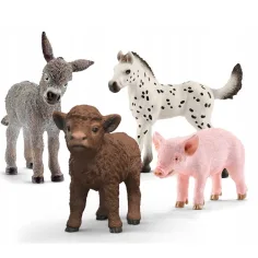 Schleich: Farm World Farm Babytiere Figur – 4-teiliges Set (42740) Bild 2