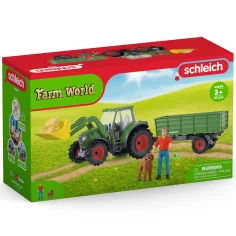 Schleich: Farm World - Spielset mit Traktor und Anhänger (42608) Bild 1