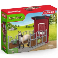 Schleich: Farm World - Stallbox Mustang Pferd Figurenspielset (42724) Bild 1