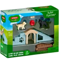 Schleich: Farm World Welpen Spielhaus Spielset (42763)